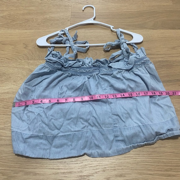 Women’s Express Blue Blouse Medium - Picture 7 of 7